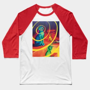 Cosmic Caterwaul Baseball T-Shirt